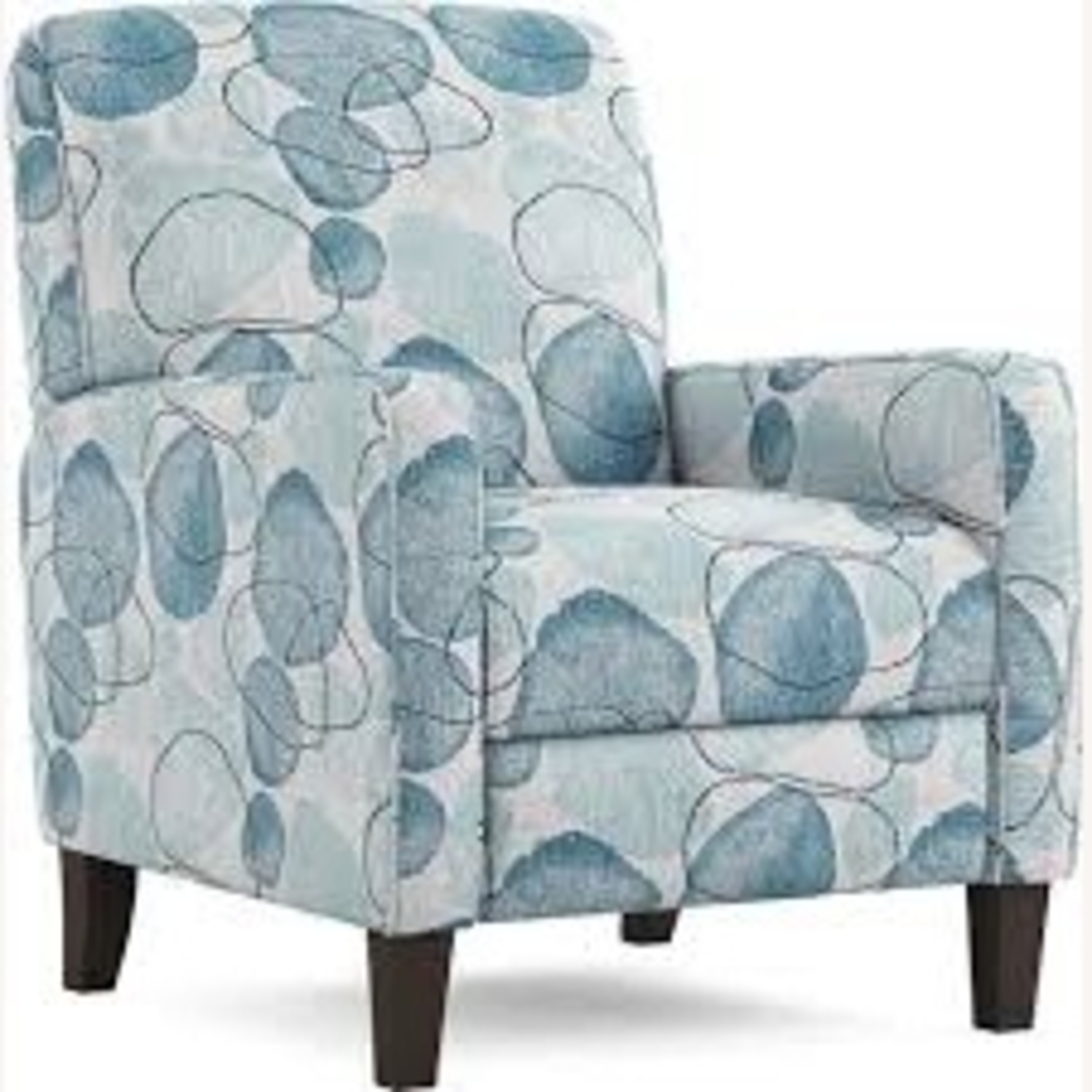 Rooms To Go Alanis Bay Blue Recliner - image-5
