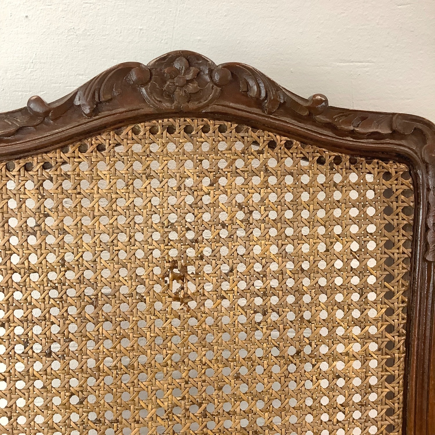 Antique Cane Seat Dining Chairs Set of 4 - image-12