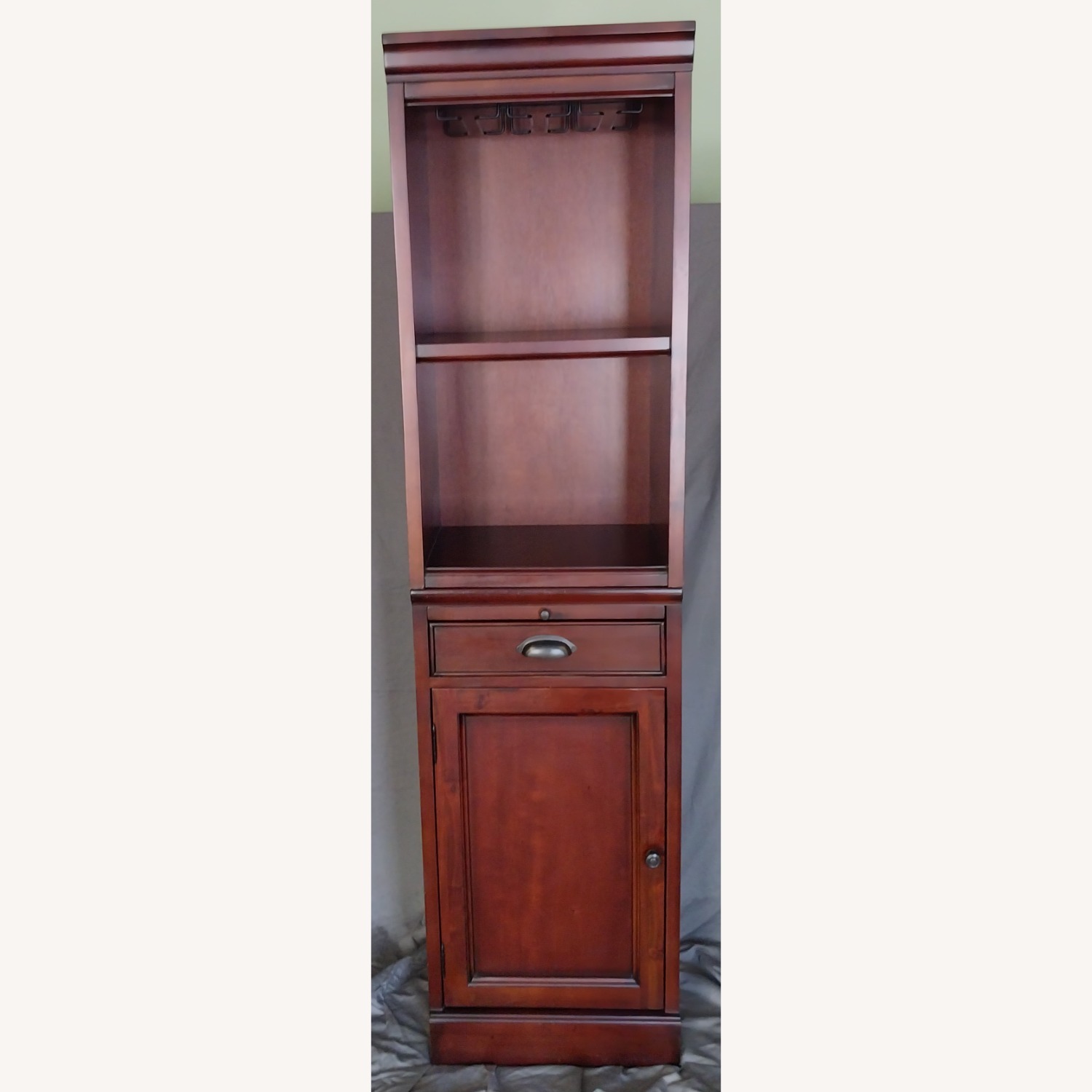 Pottery Barn Aubrey Shelf with Cabinet (19") - image-1