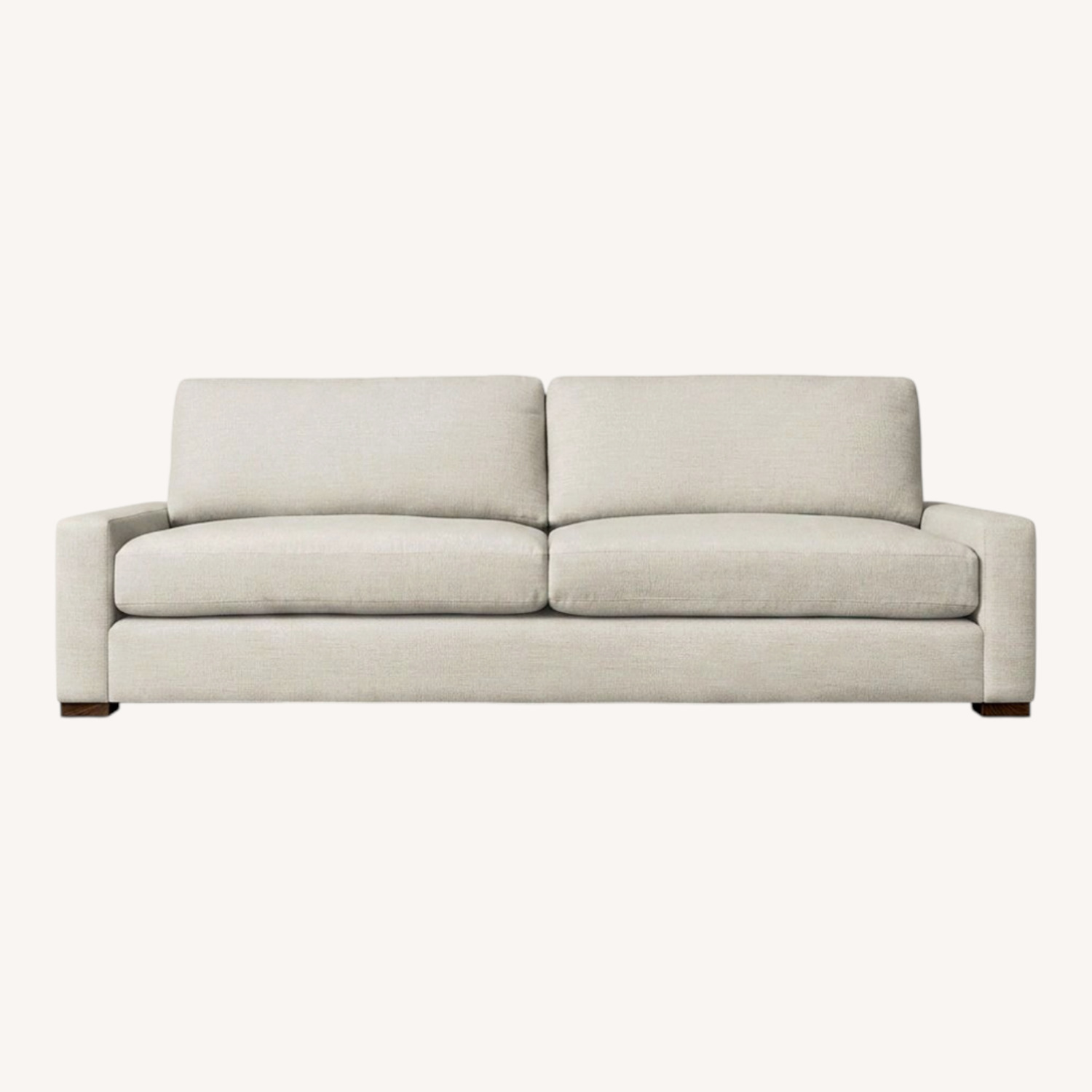 Restoration Hardware Maxwell Natural Fabric 2 Seater Sofa - image-0