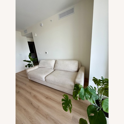 Used Restoration Hardware Maxwell Natural Fabric 2 Seater Sofa for sale on AptDeco