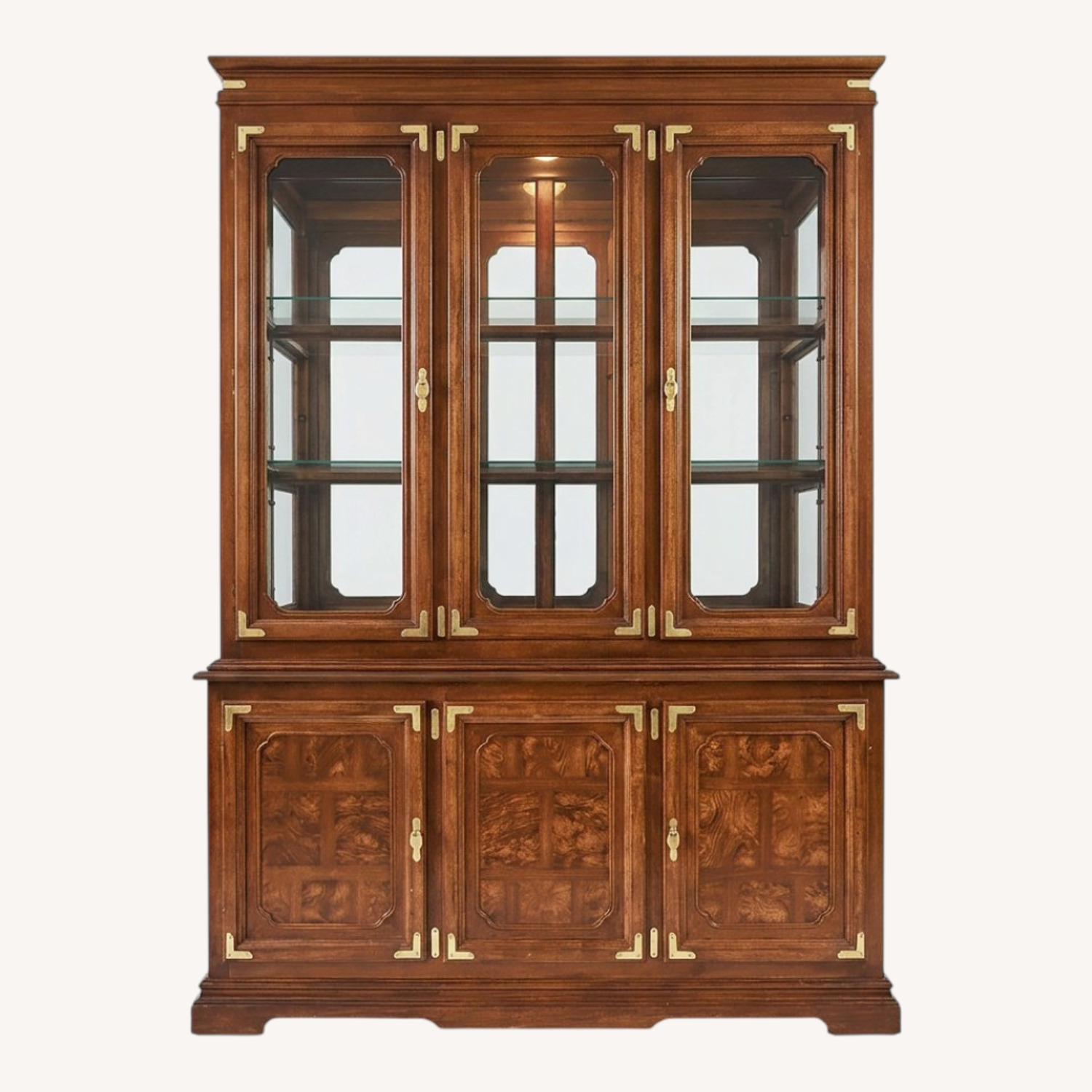 Dark Brown Wood Sideboard - image-0