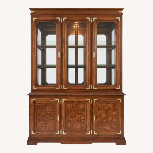 Used Dark Brown Wood Sideboard for sale on AptDeco