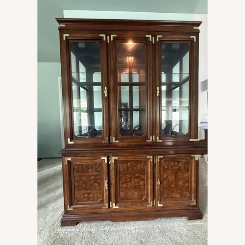 Used Dark Brown Wood Sideboard for sale on AptDeco