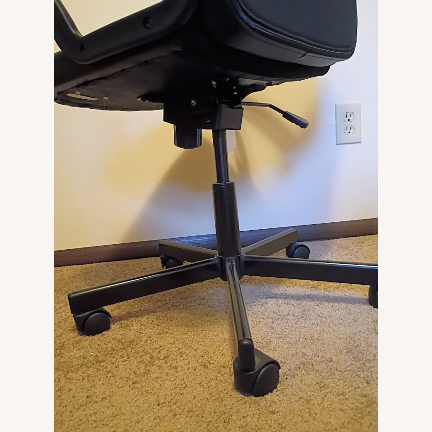 IKEA Renberget Black Polyurethane Office Chair - image-4