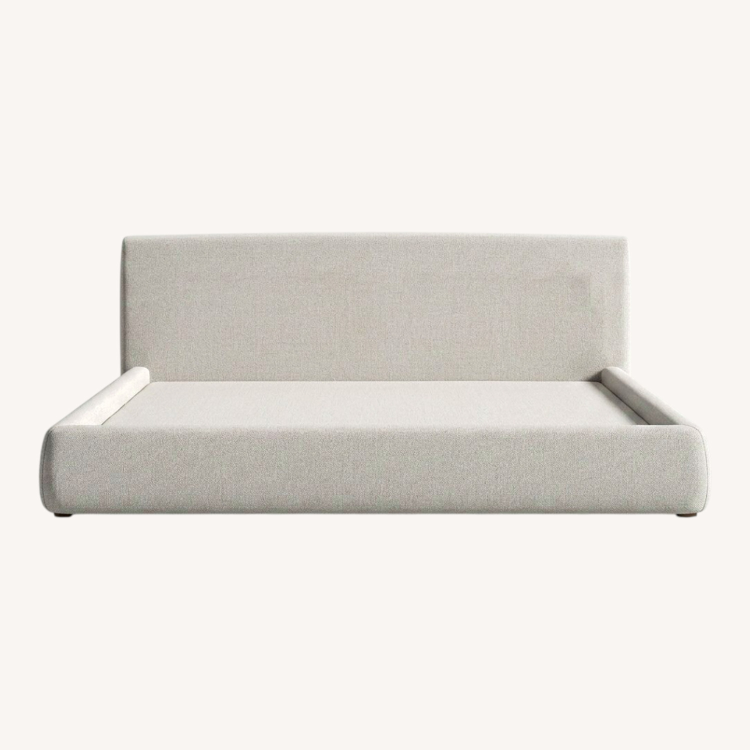 Rove Concepts Ophelia Bed White Boucle Queen Bed - image-0