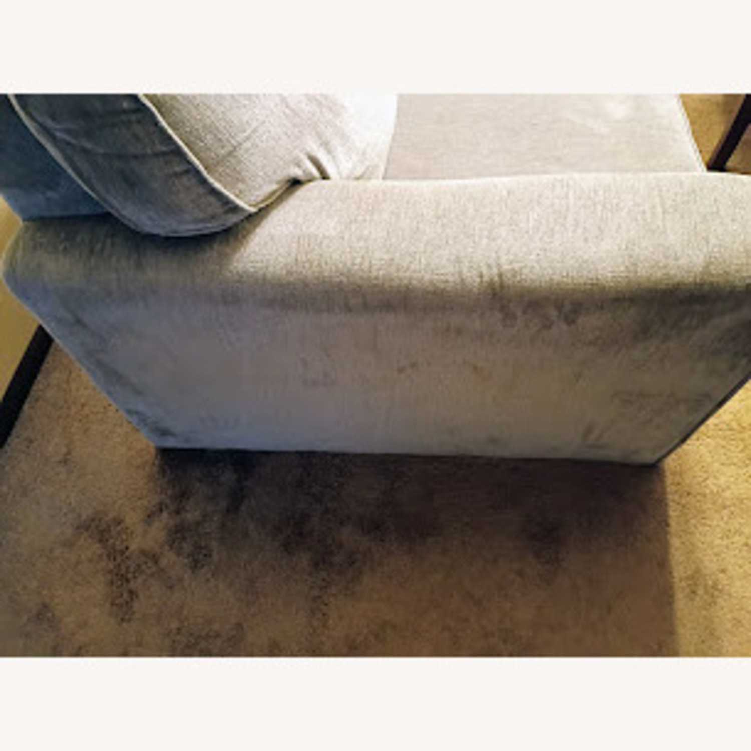 Light Gray Fabric 3+ Seater Sofa - image-4