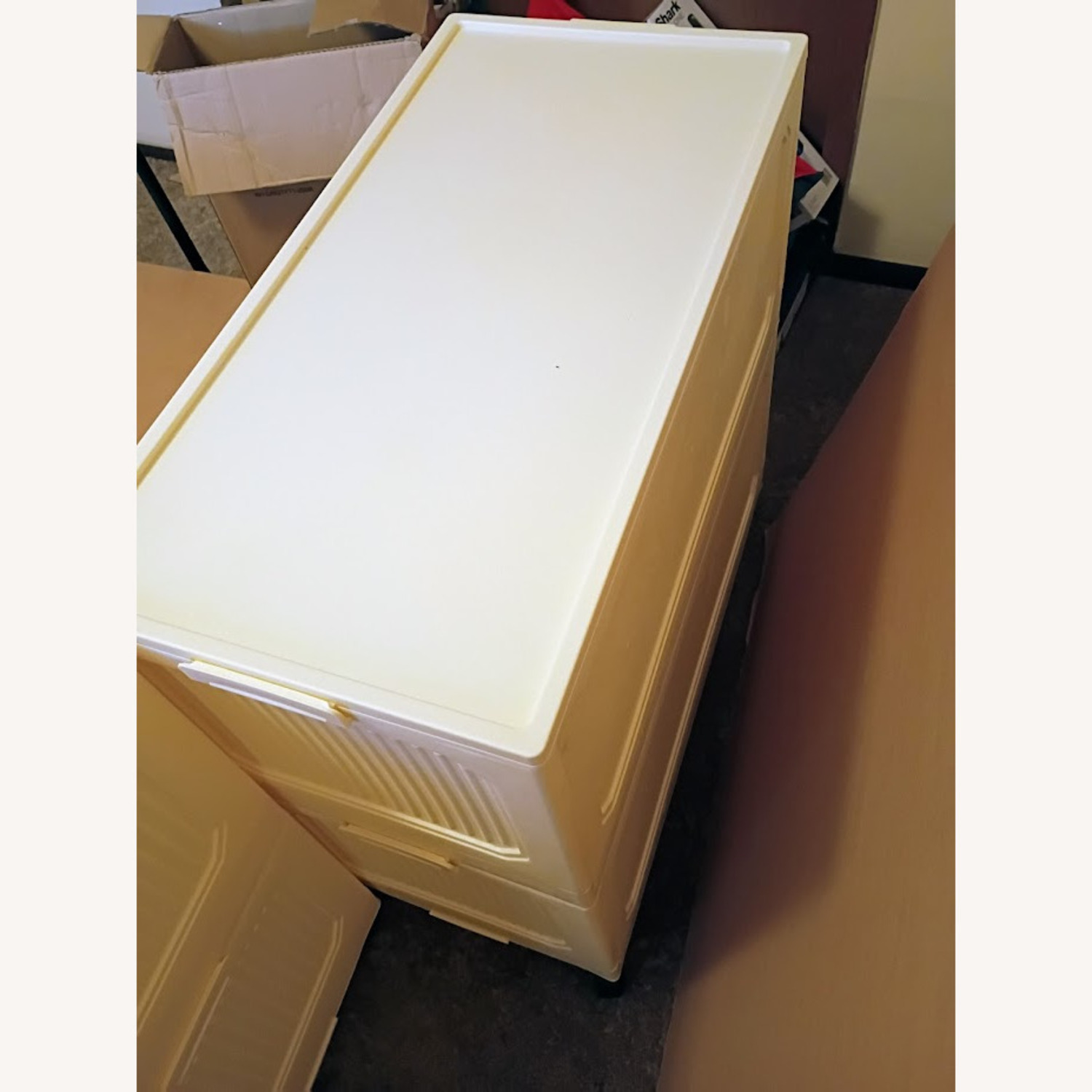 White Plastic Armoire - image-3