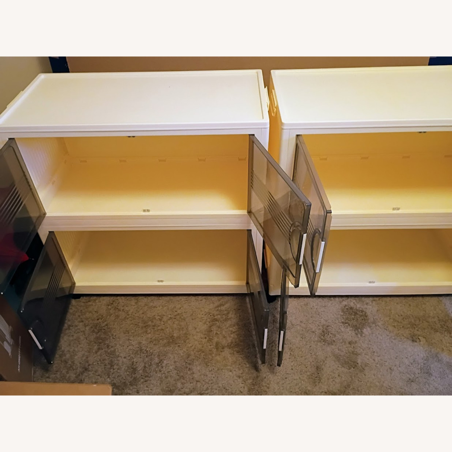 White Plastic Armoire - image-2