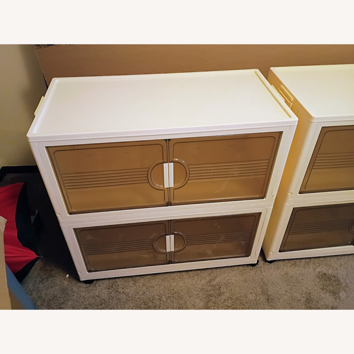 White Plastic Armoire - image-5