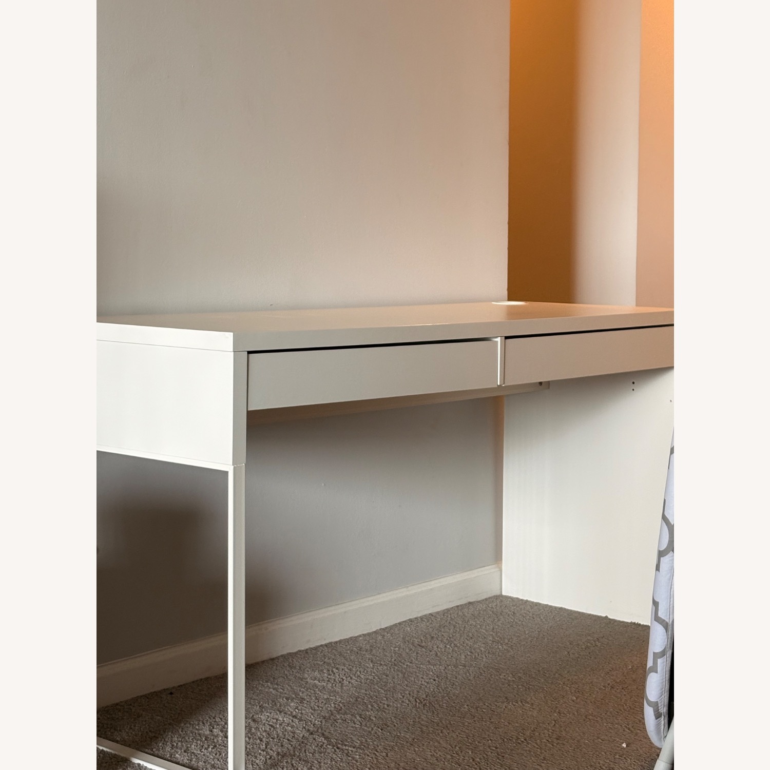 IKEA Micke White Desk - image-3
