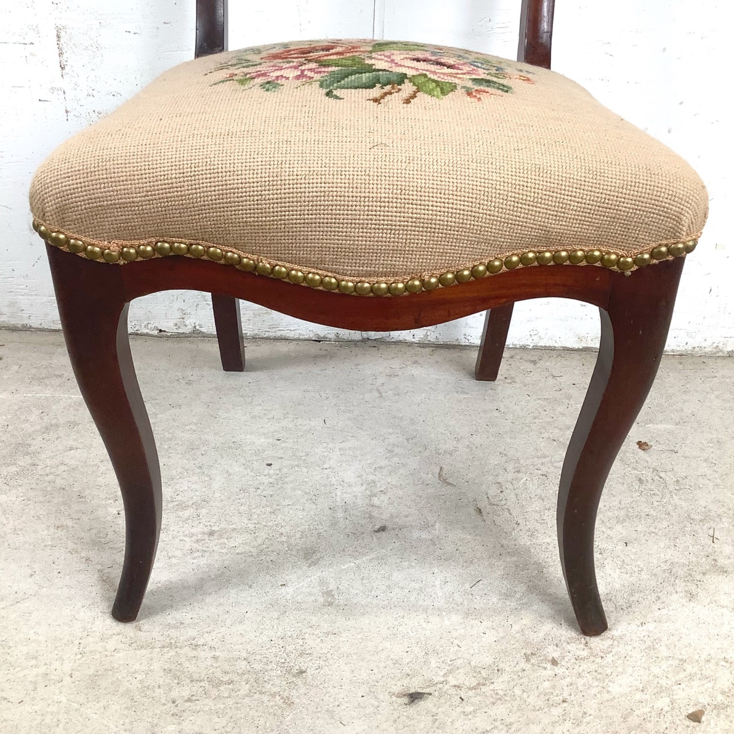 Vintage Chippendale Style Accent Chair - image-4
