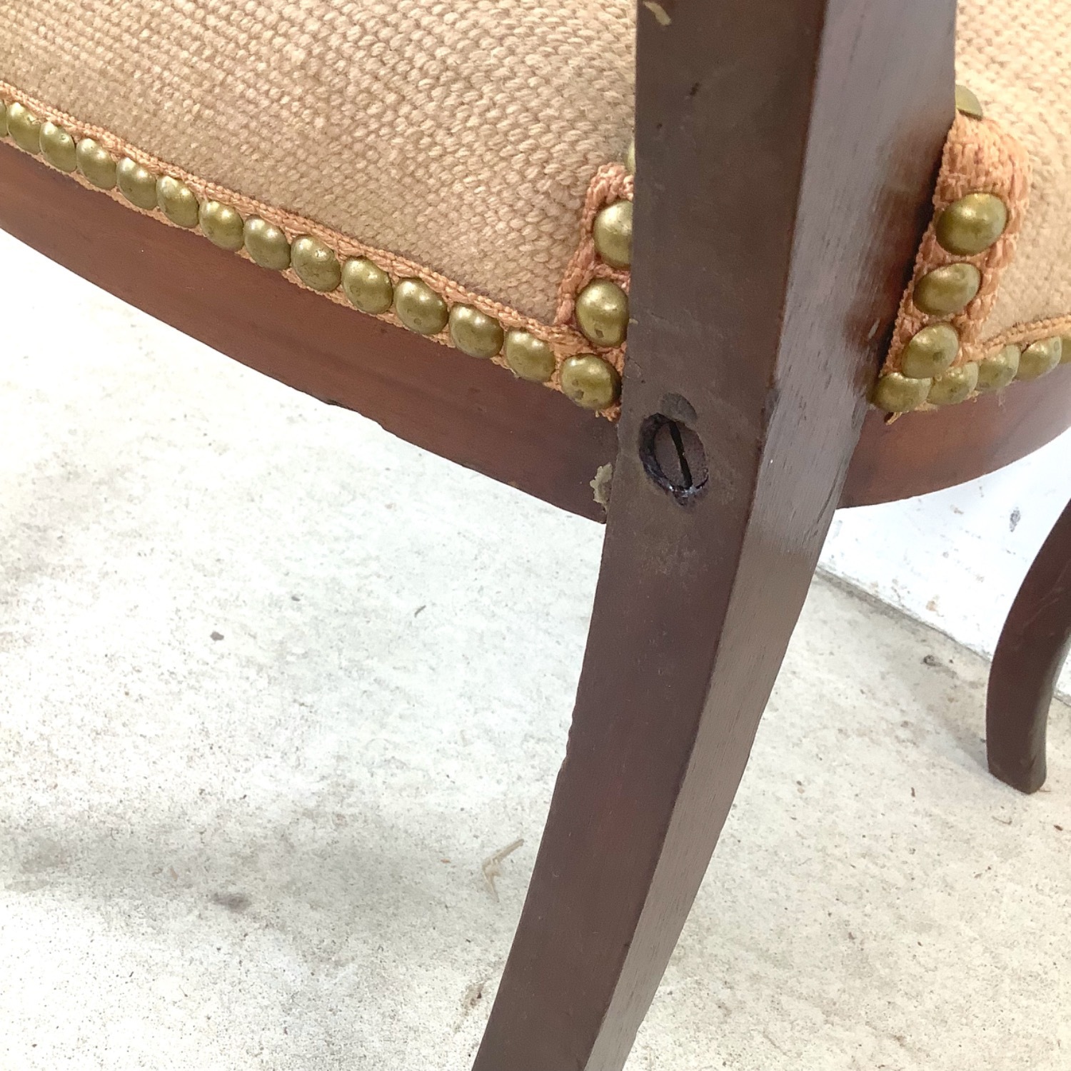 Vintage Chippendale Style Accent Chair - image-14