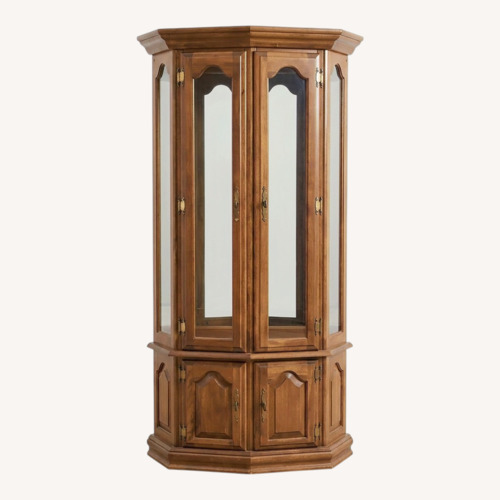 Used Dark Brown Glass Bar Cart for sale on AptDeco