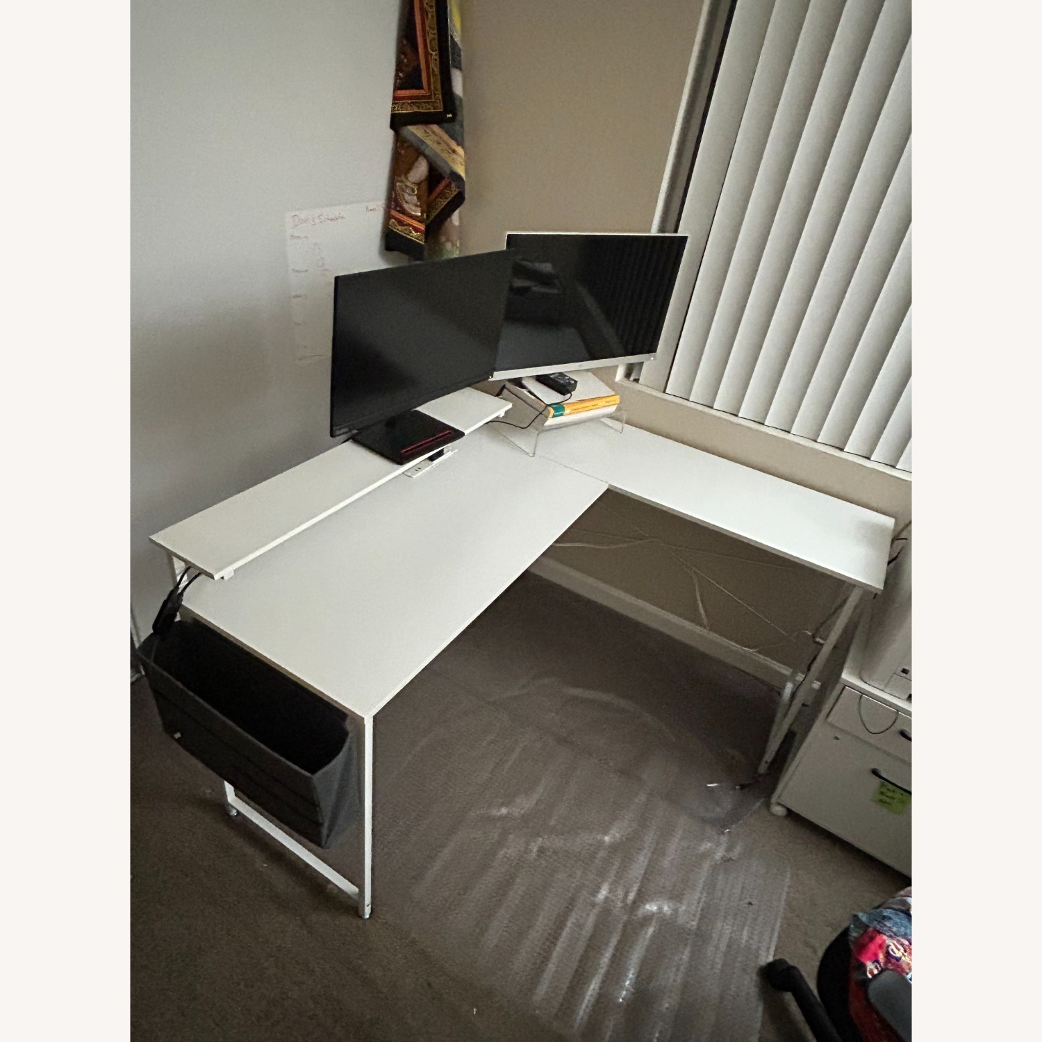 Amazon White Desk L-Shaped - image-2