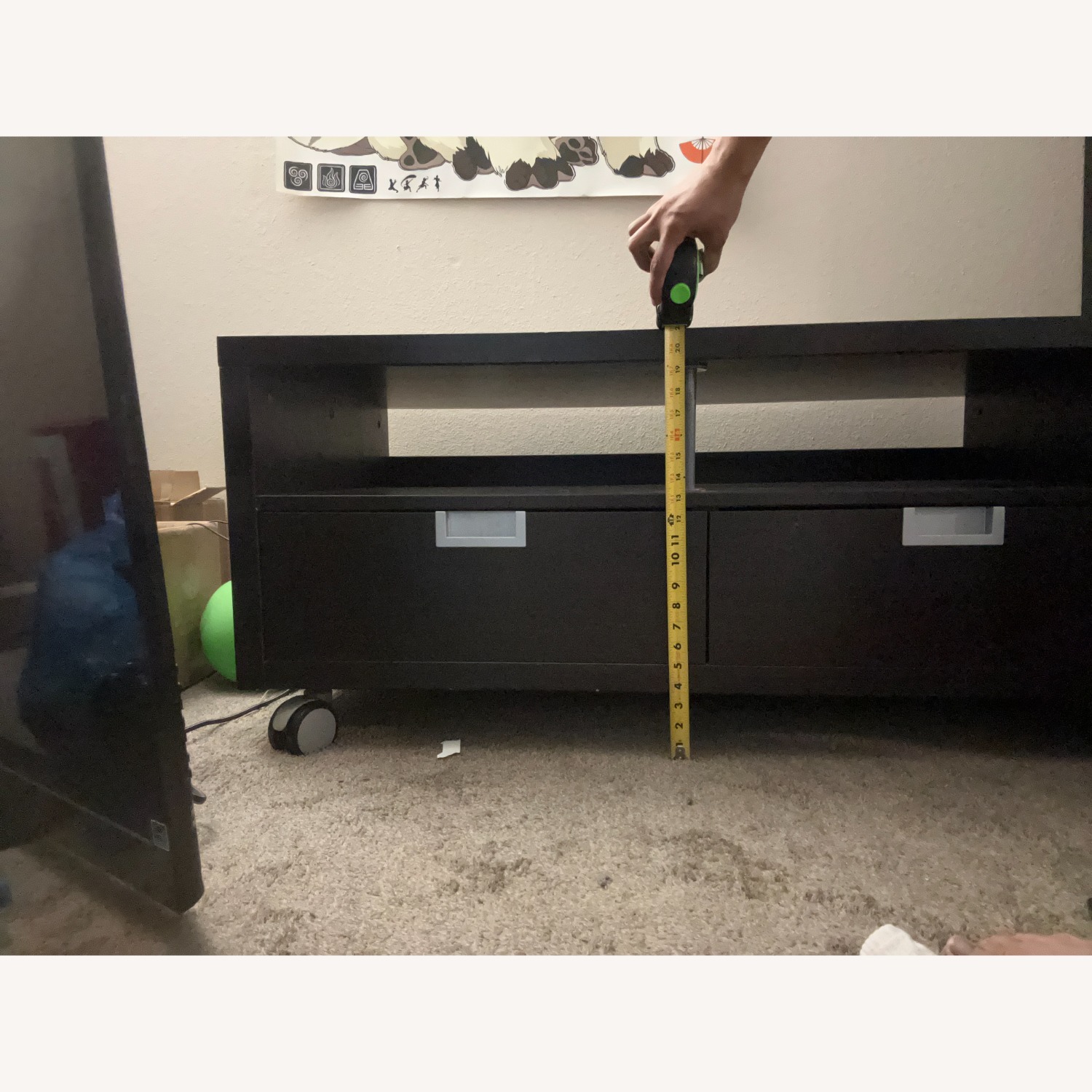 IKEA Black Wood Media Storage - image-4