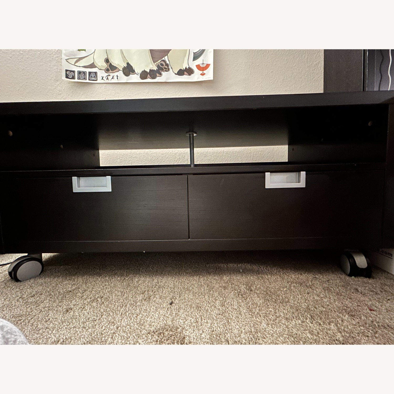IKEA Black Wood Media Storage - image-5