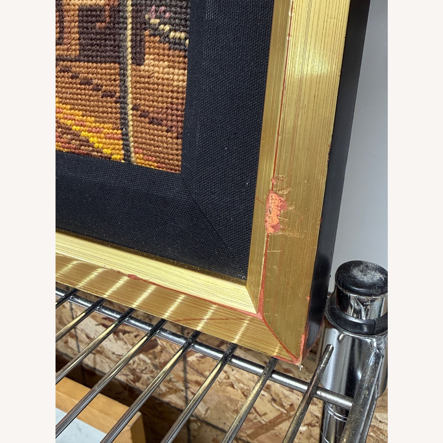 Taylor Made Custom Huge Vintage Hand-Stitched Needlepoint - image-3