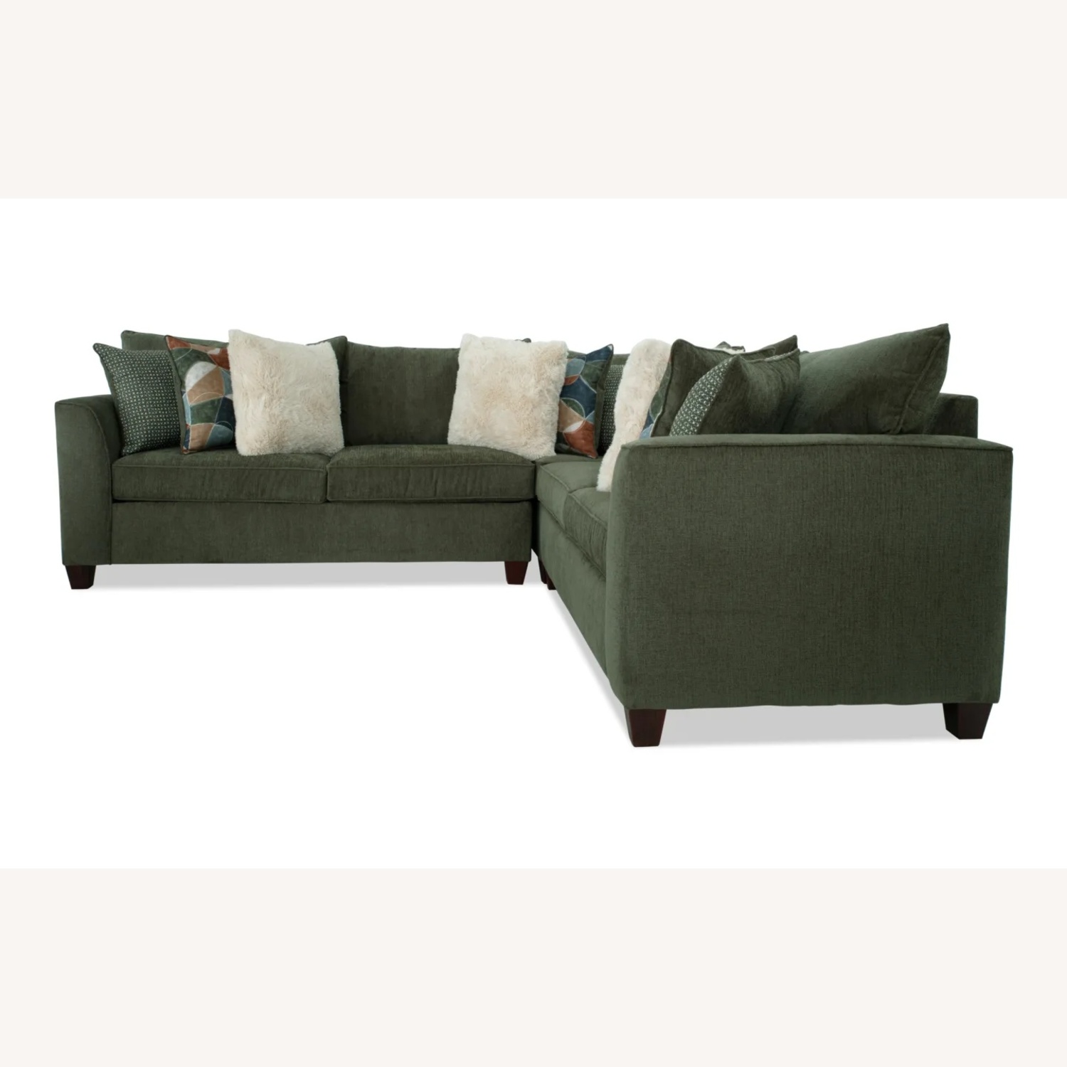 Bob's Discount Furniture Green 3+ Piece Sectional - image-7