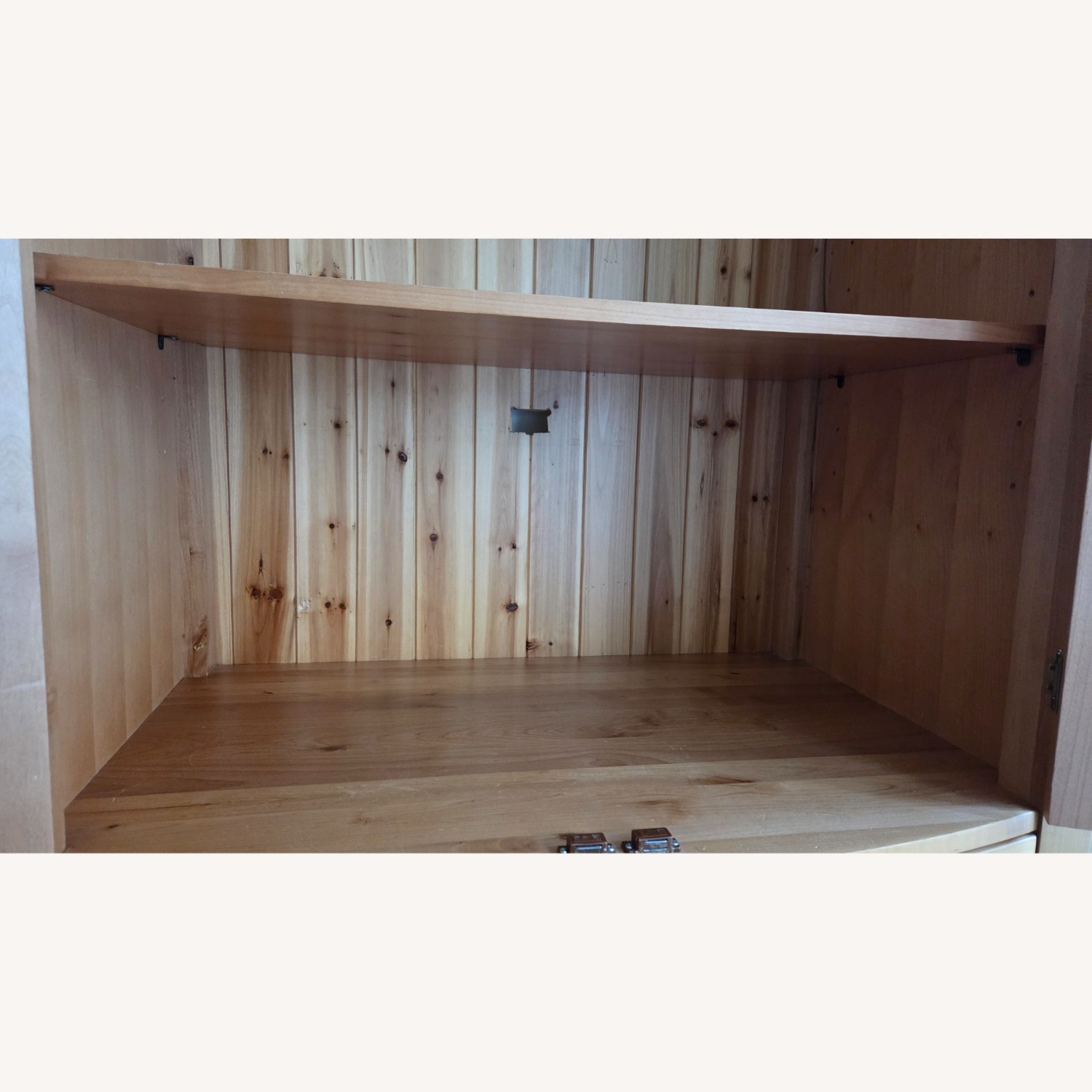 Crate & Barrel Natural Wood Armoire - image-5