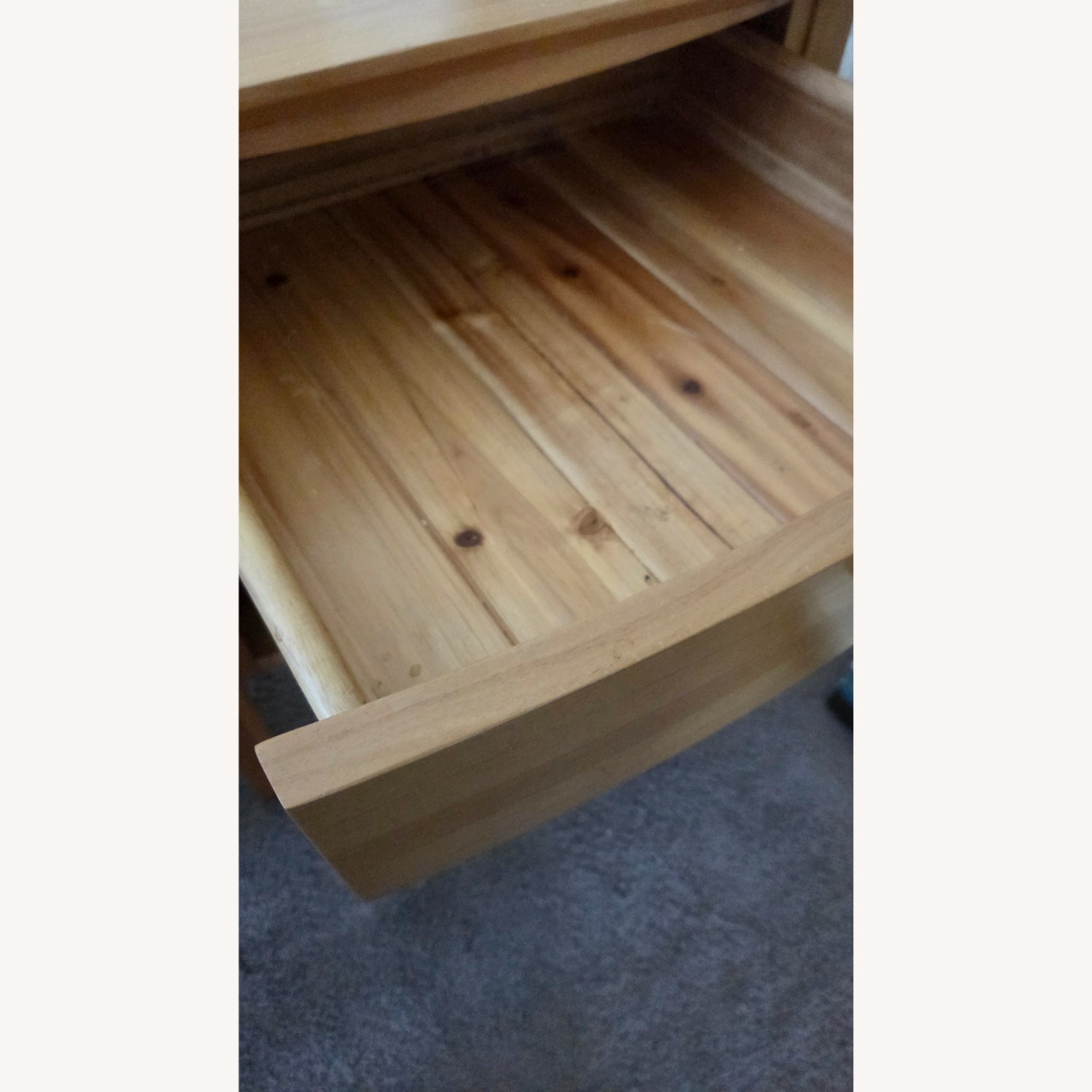 Crate & Barrel Natural Wood Nightstands - image-2