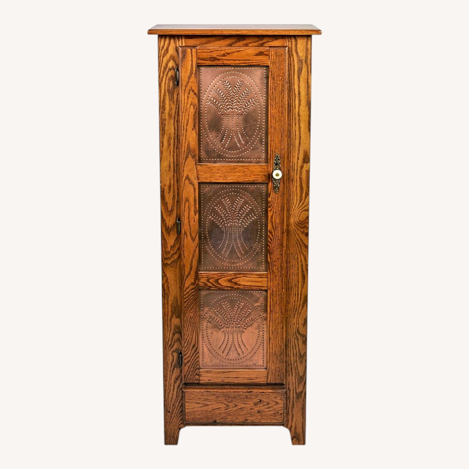 Vintage/Antique Dark Brown Wood Chest - image-0
