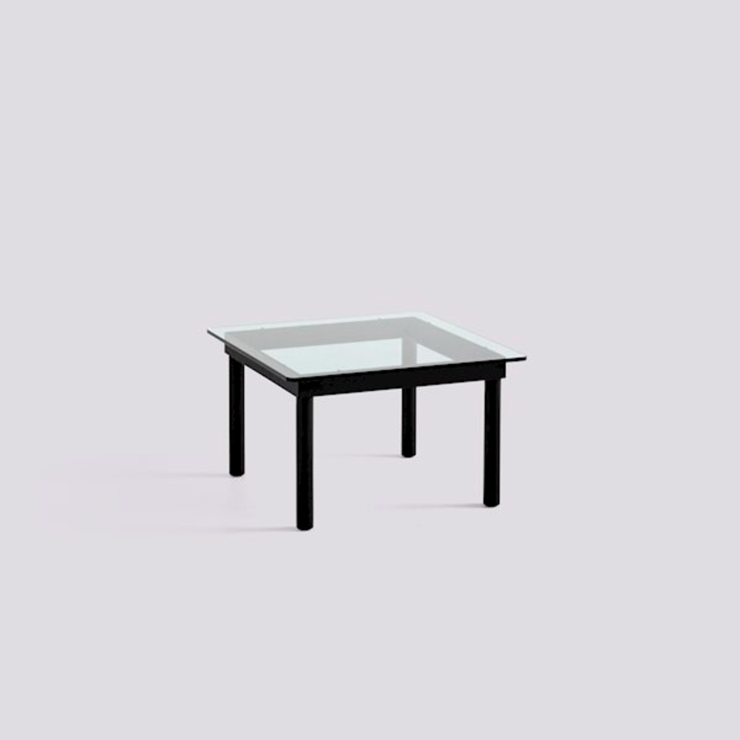 HAY Kofi Clear Glass Black Oak Table - image-6