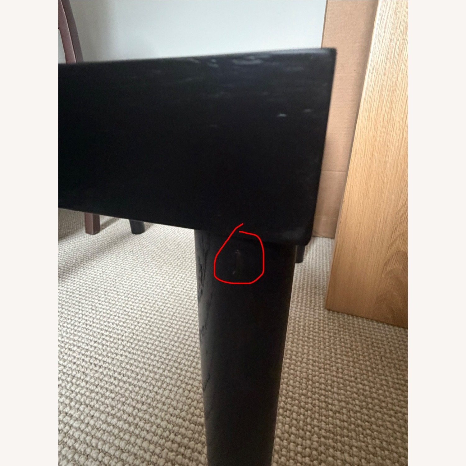 HAY Kofi Clear Glass Black Oak Table - image-3