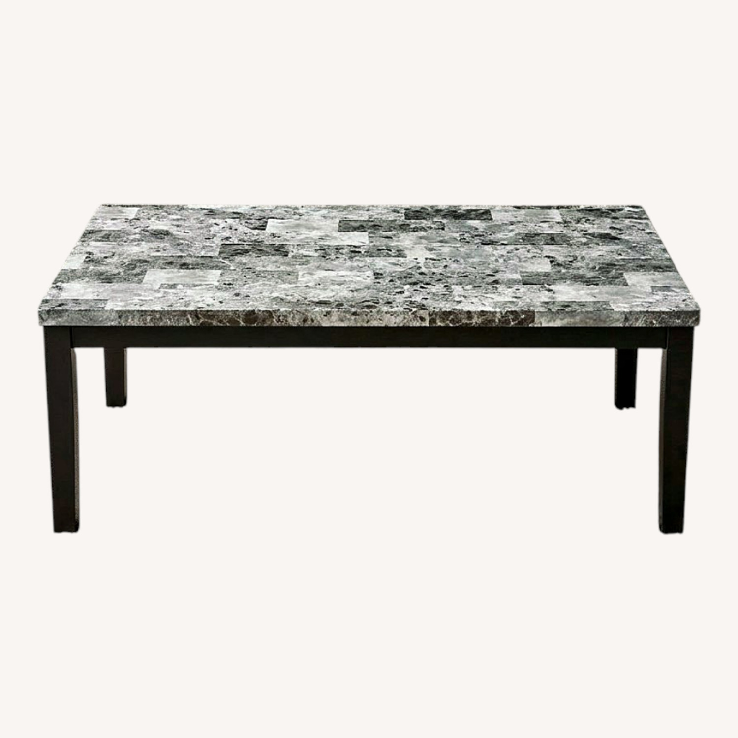 Black Wood Coffee Table - image-0