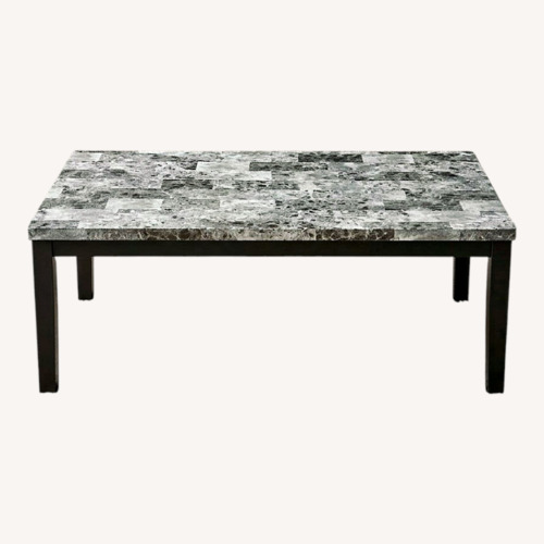 Used Black Wood Coffee Table for sale on AptDeco