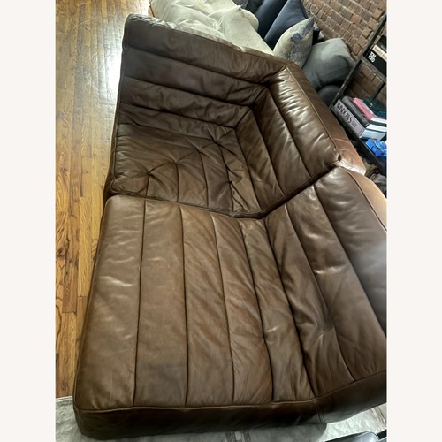 Used Restoration Hardware Leather Modular Chelsea Sofa for sale on AptDeco