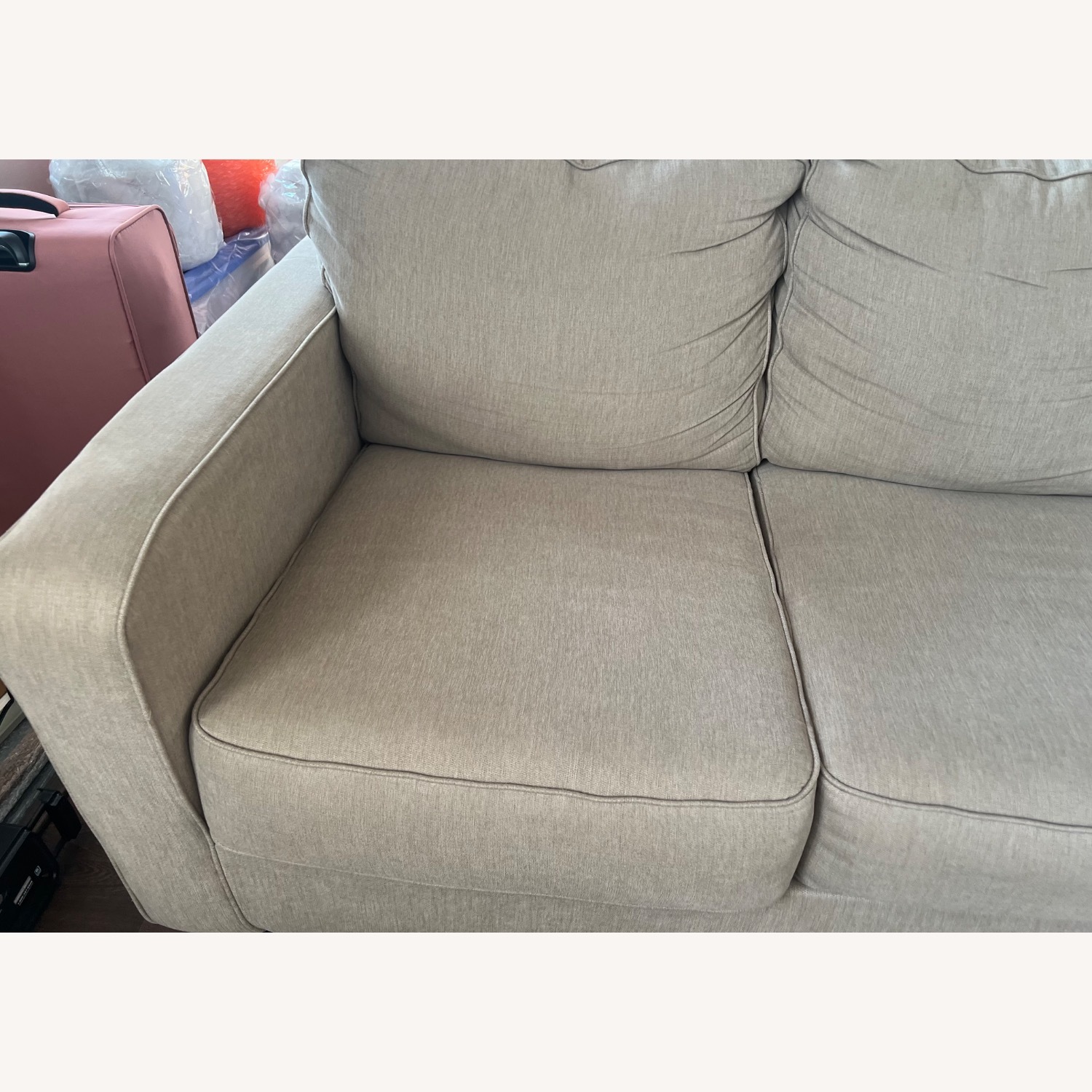 Ashley Furniture Natural Sleeper Sofa - image-4