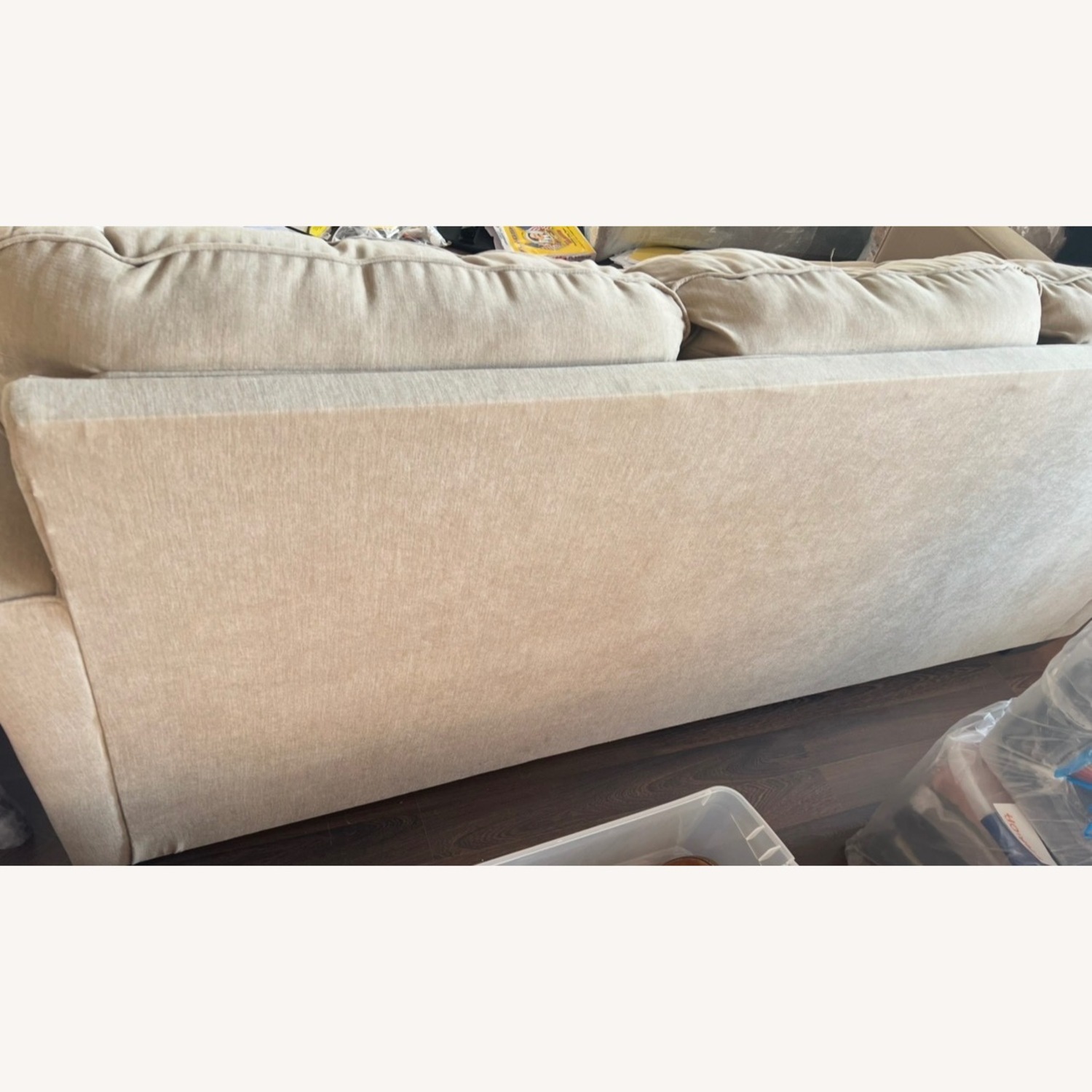 Ashley Furniture Natural Sleeper Sofa - image-6