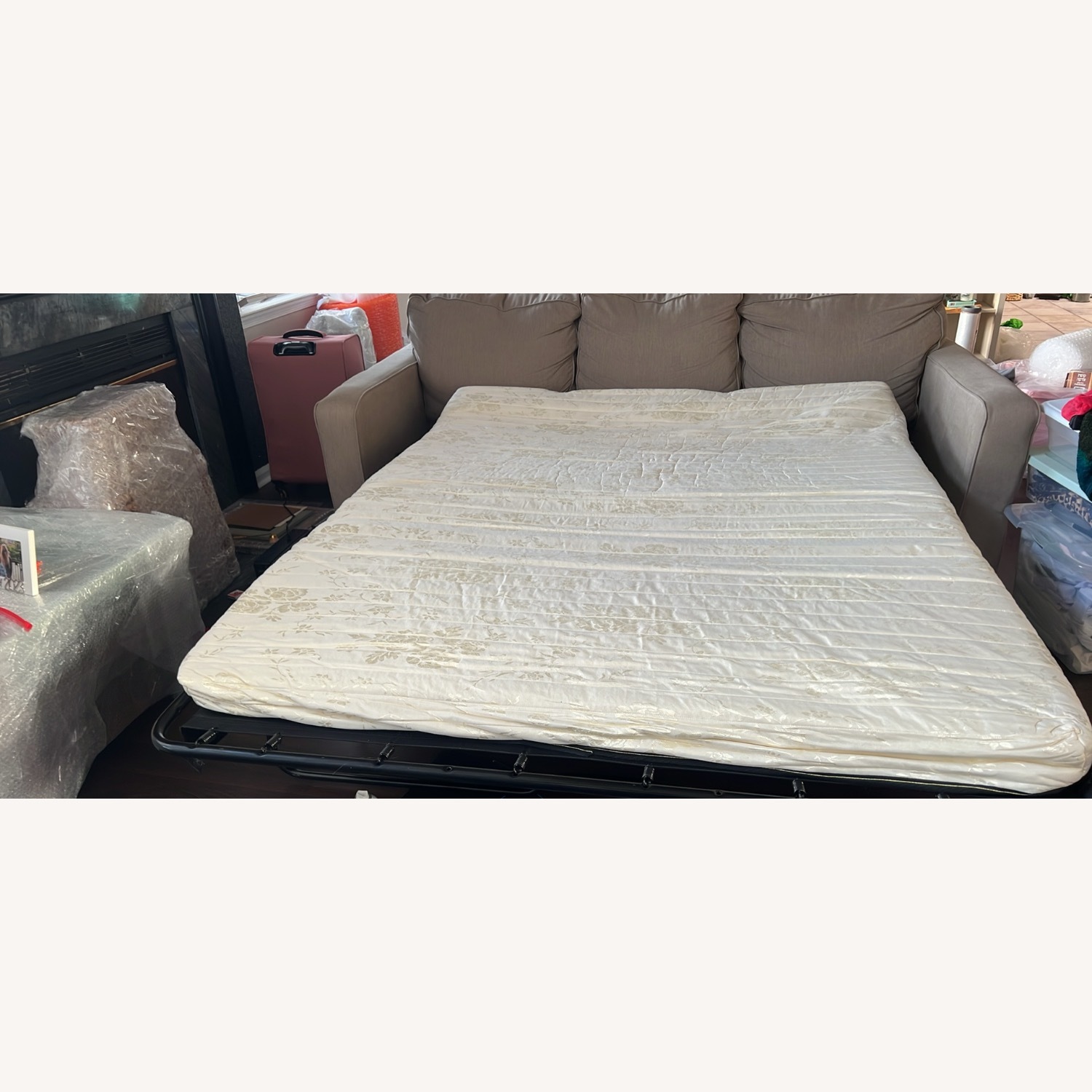Ashley Furniture Natural Sleeper Sofa - image-16