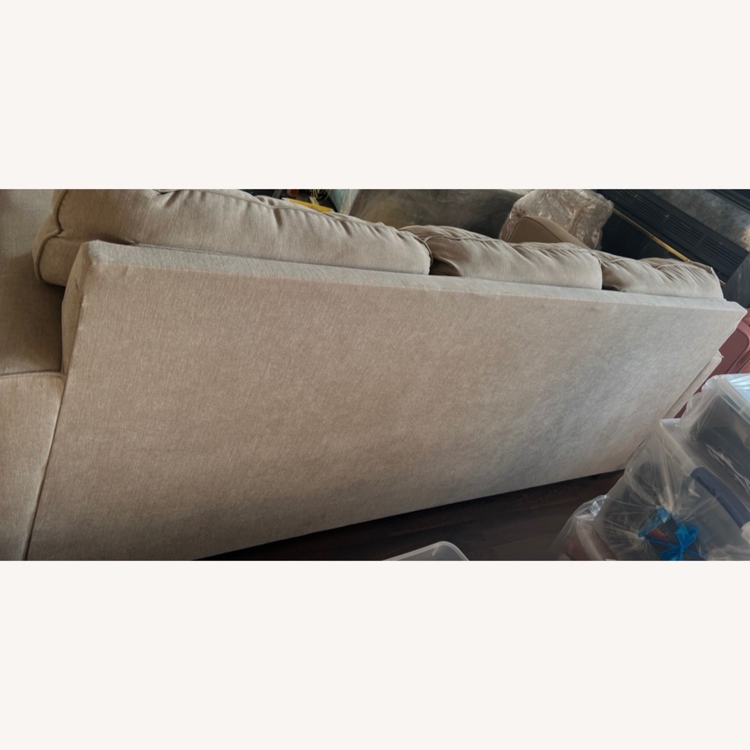 Ashley Furniture Natural Sleeper Sofa - image-9