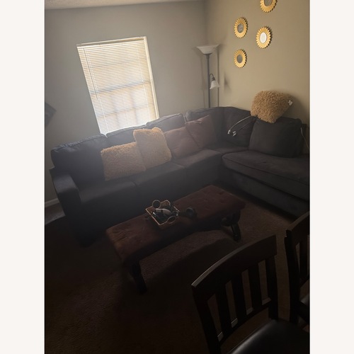 Used Light Gray Fabric 3+ Piece Sectional for sale on AptDeco