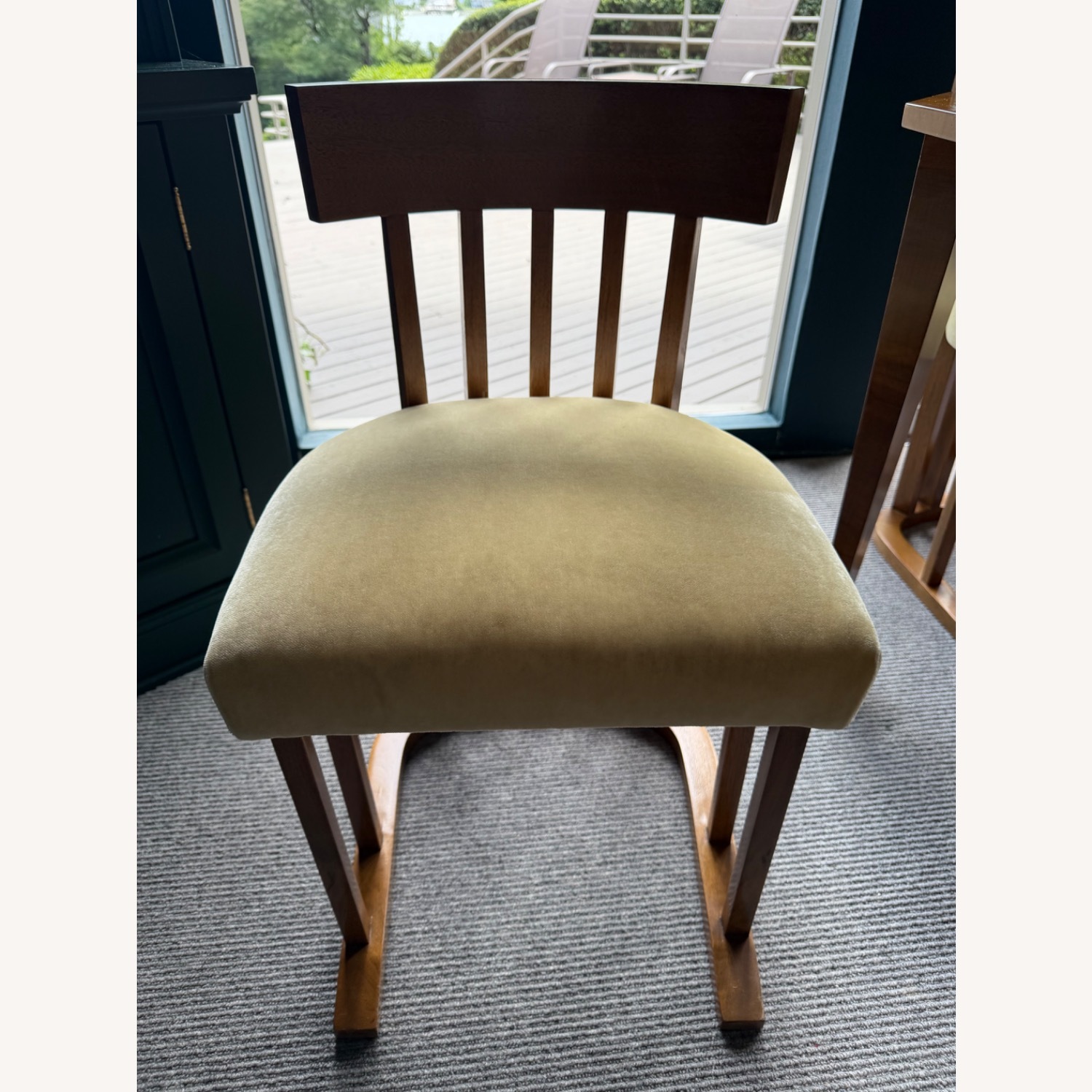 Biedermeier Revival Game Table & Four Chairs - image-3