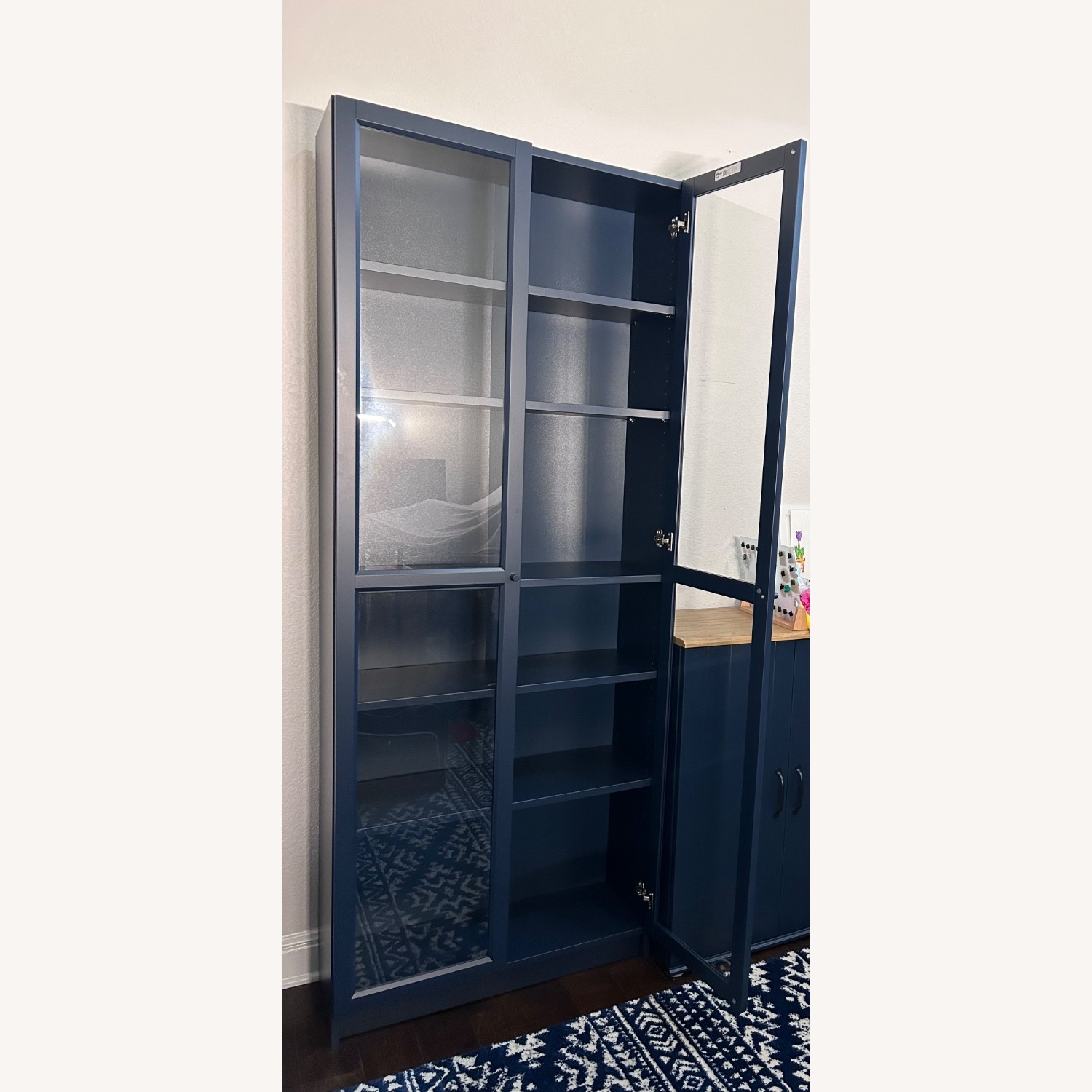 IKEA Dark Blue BILLY Bookcase - image-2