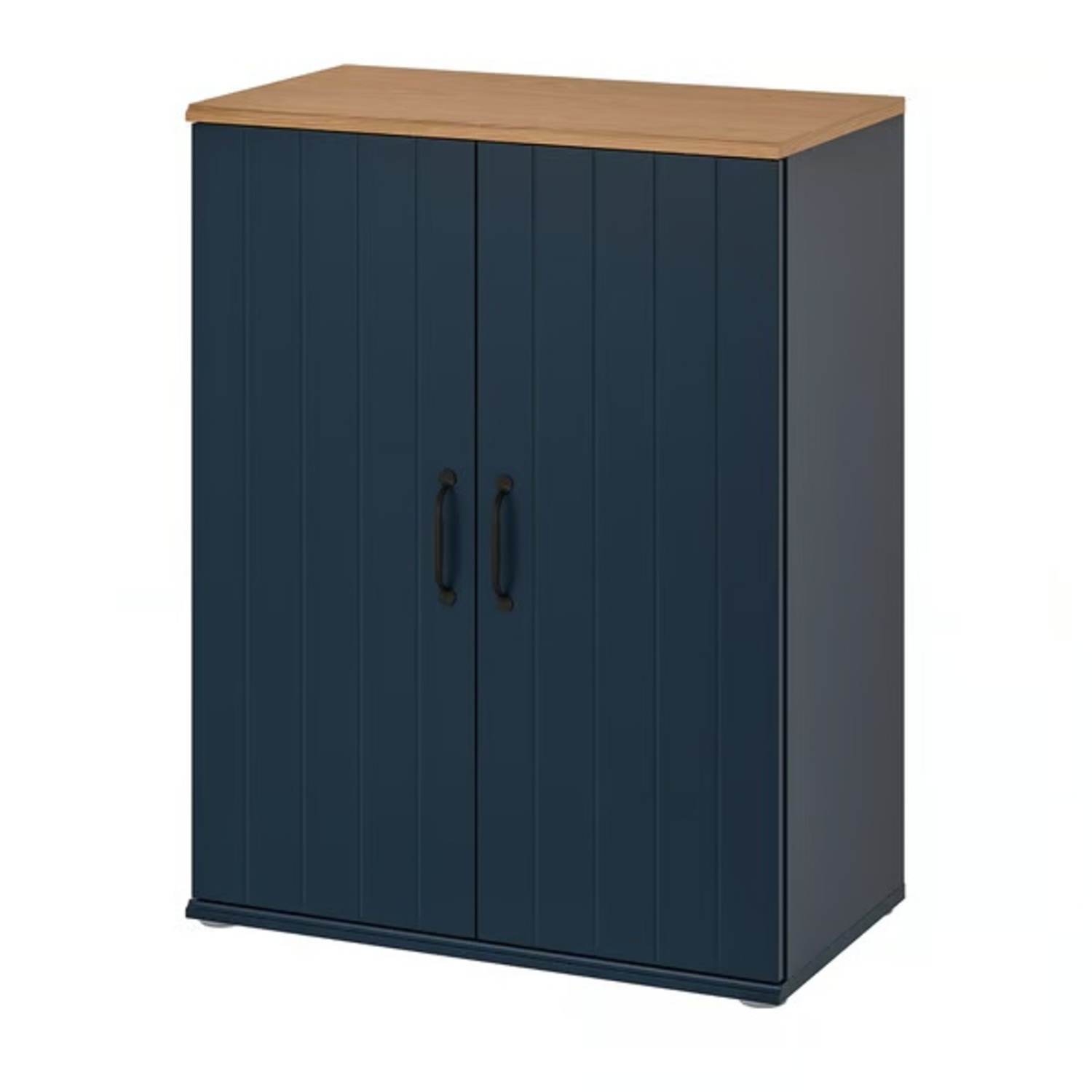 IKEA SKRUVBY Blue Bookcase - image-4