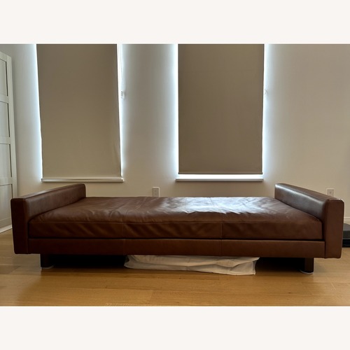 Used Room & Board Dark Brown Leather Daybed/Sofa for sale on AptDeco