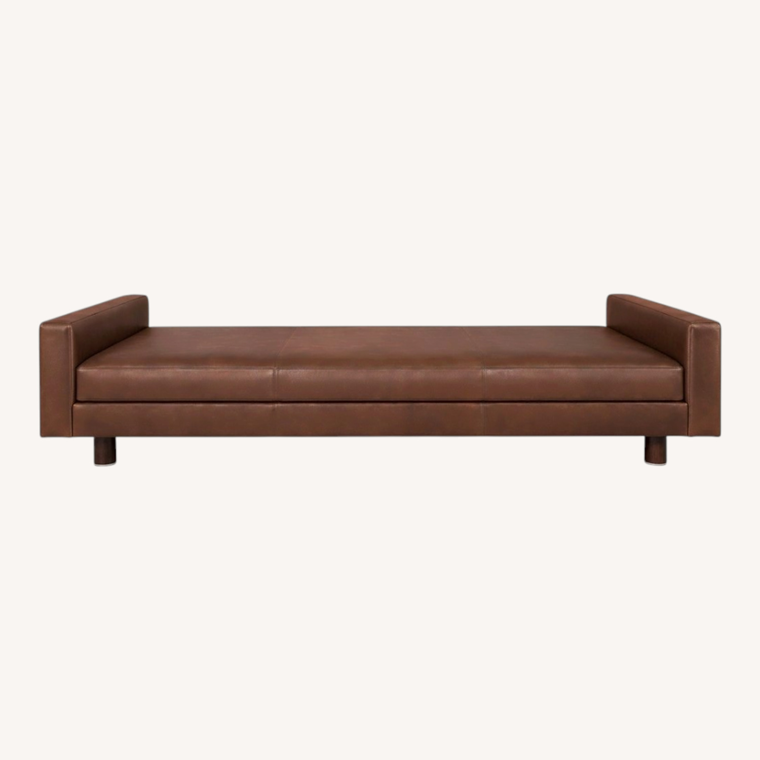 Room & Board Dark Brown Leather Daybed/Sofa - image-0