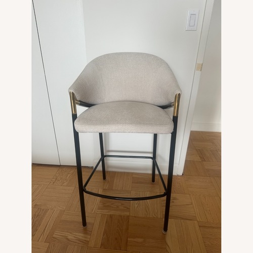 Used Wayfair Natural Fabric Stools for sale on AptDeco