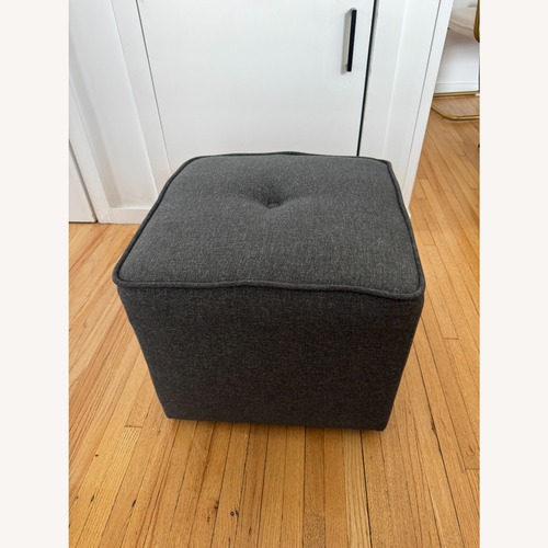 Used IKEA Kedjebo Ottoman/Pouf  for sale on AptDeco