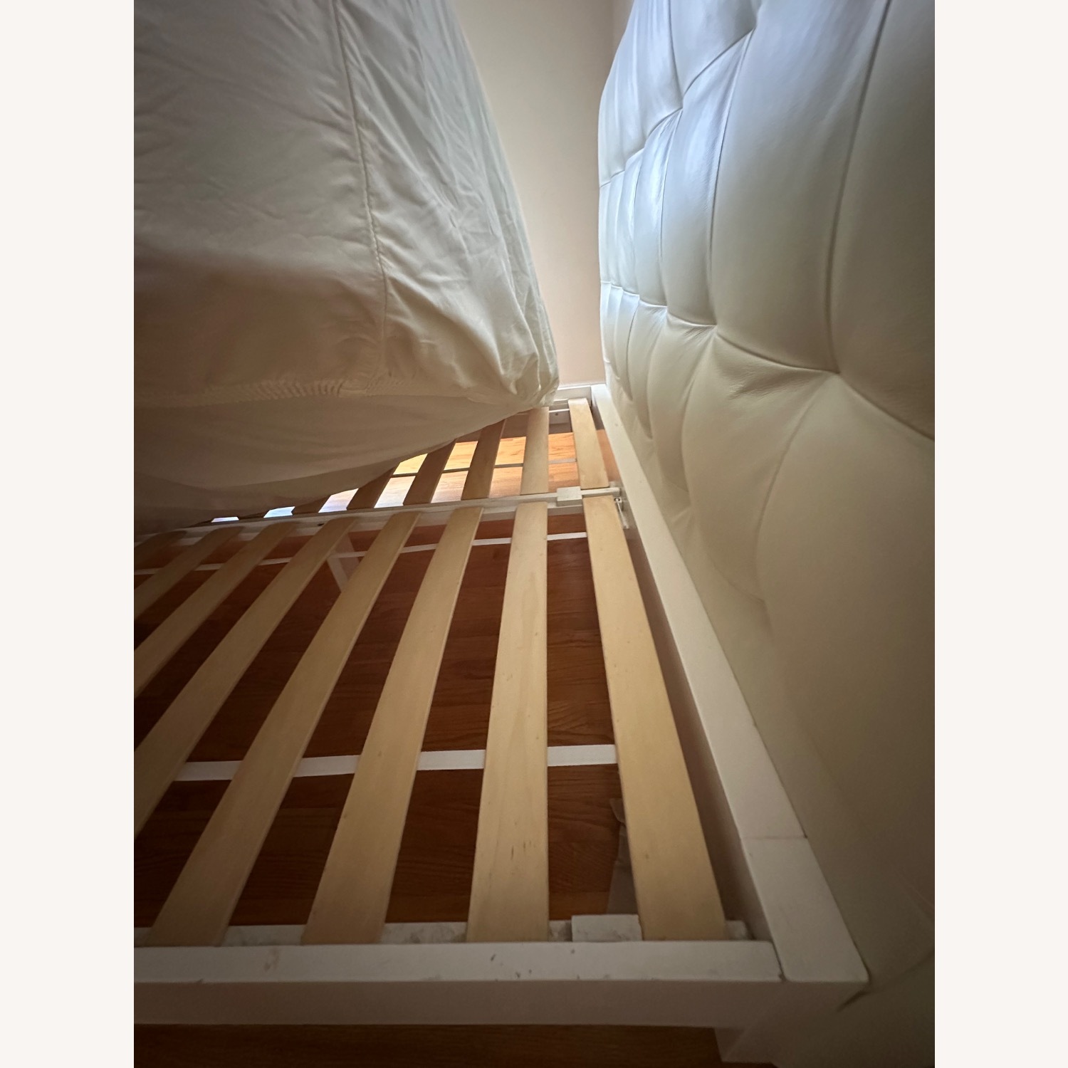 West Elm White Full Bed - image-6