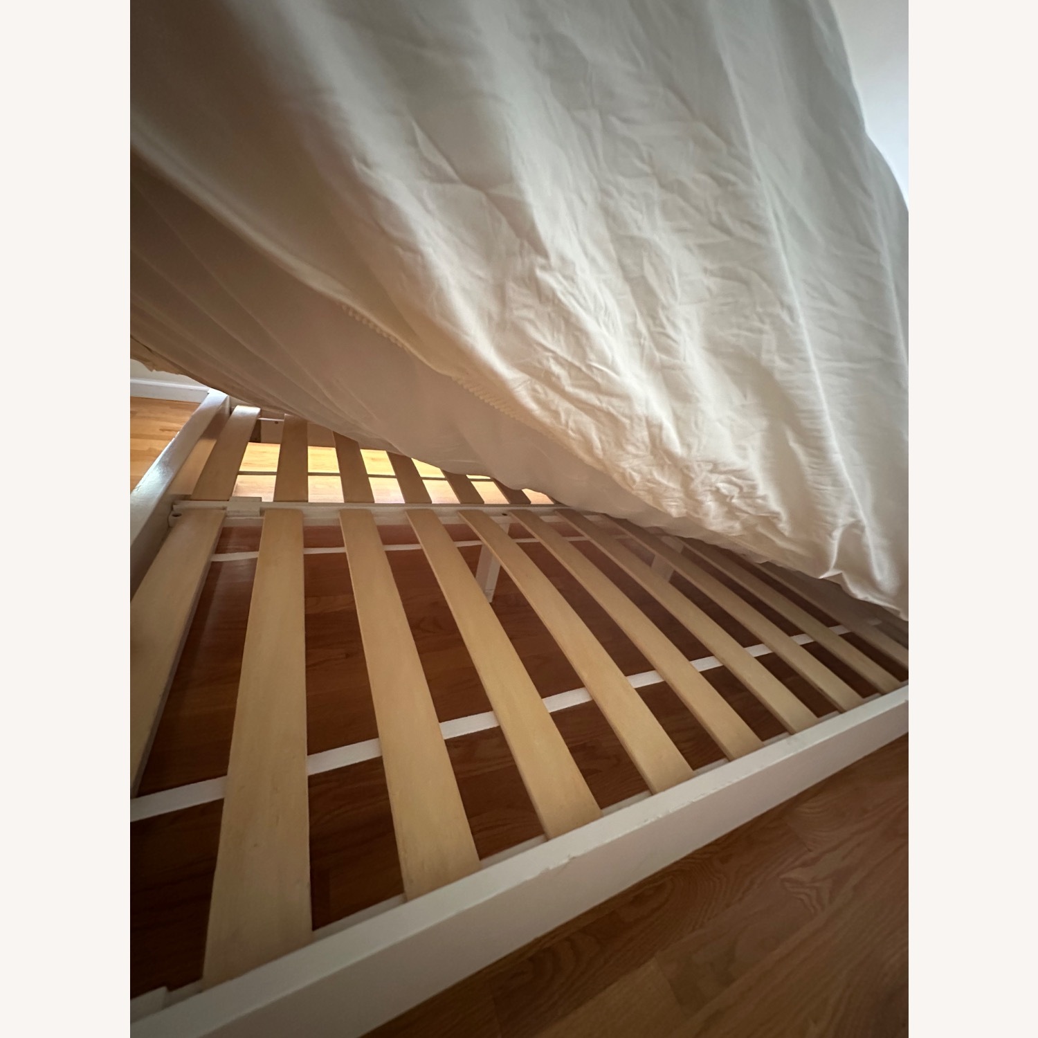 West Elm White Full Bed - image-7