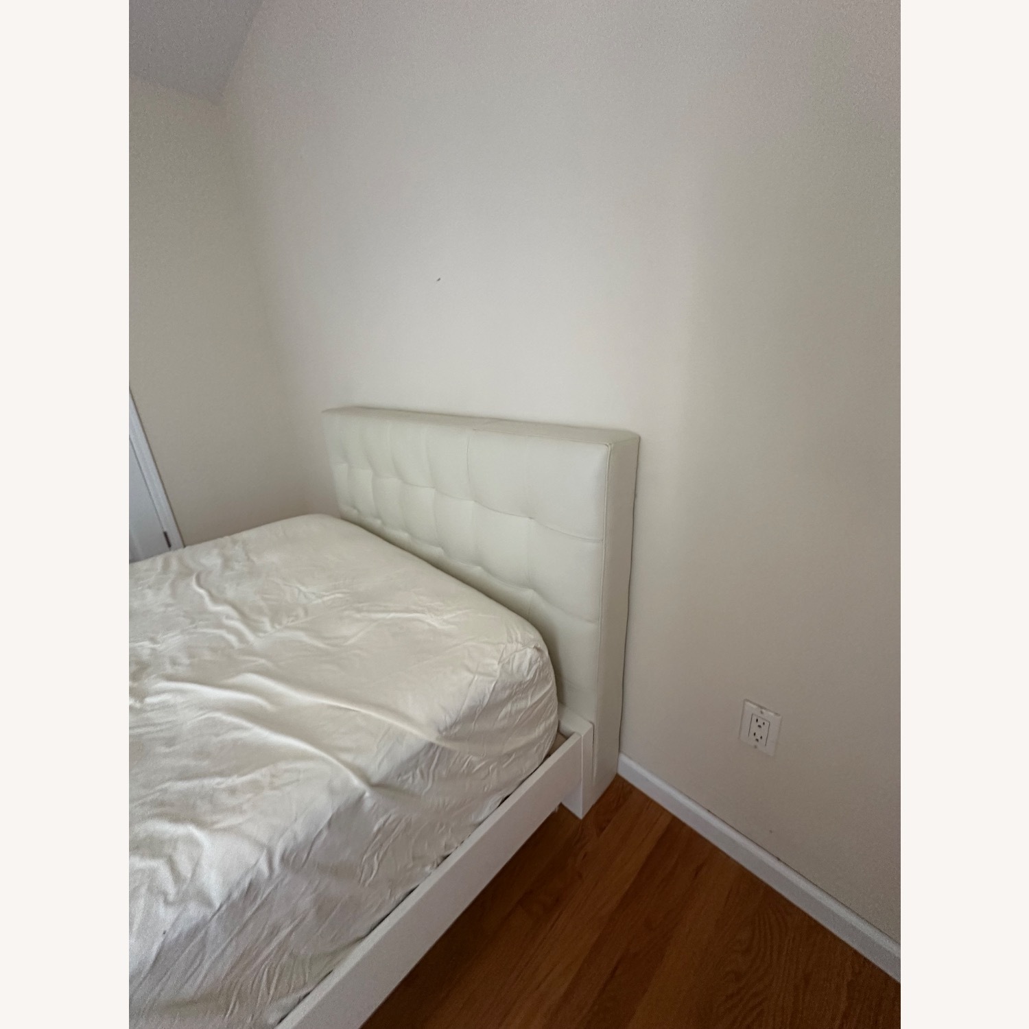 West Elm White Full Bed - image-2