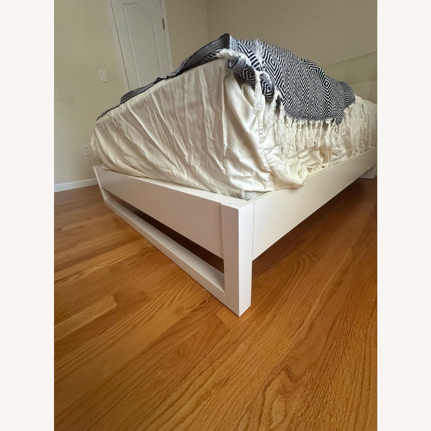West Elm White Full Bed - image-3