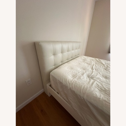 Used West Elm White Full Bed for sale on AptDeco