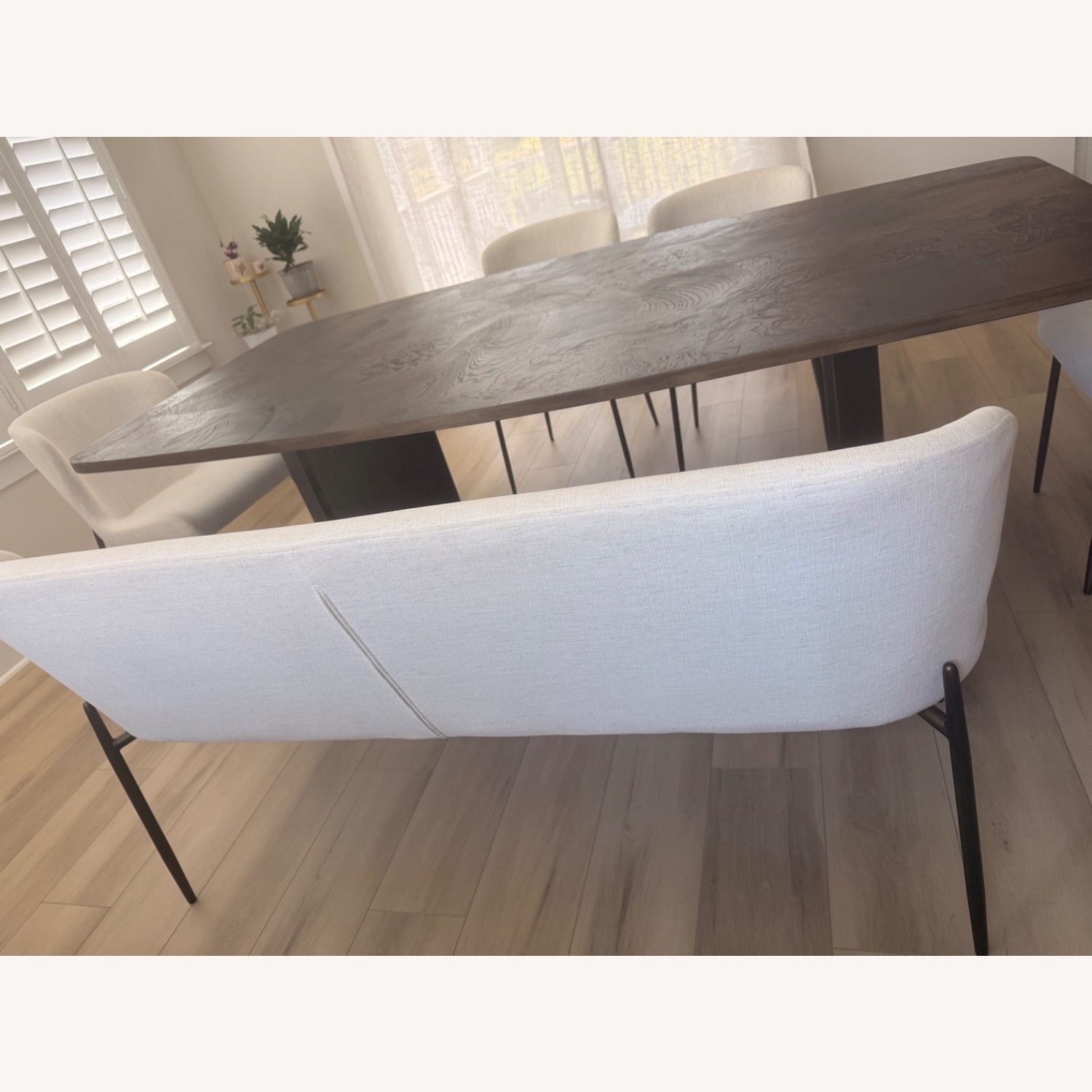 Arhaus Polanco Dark Brown Wood Dining Set - image-3