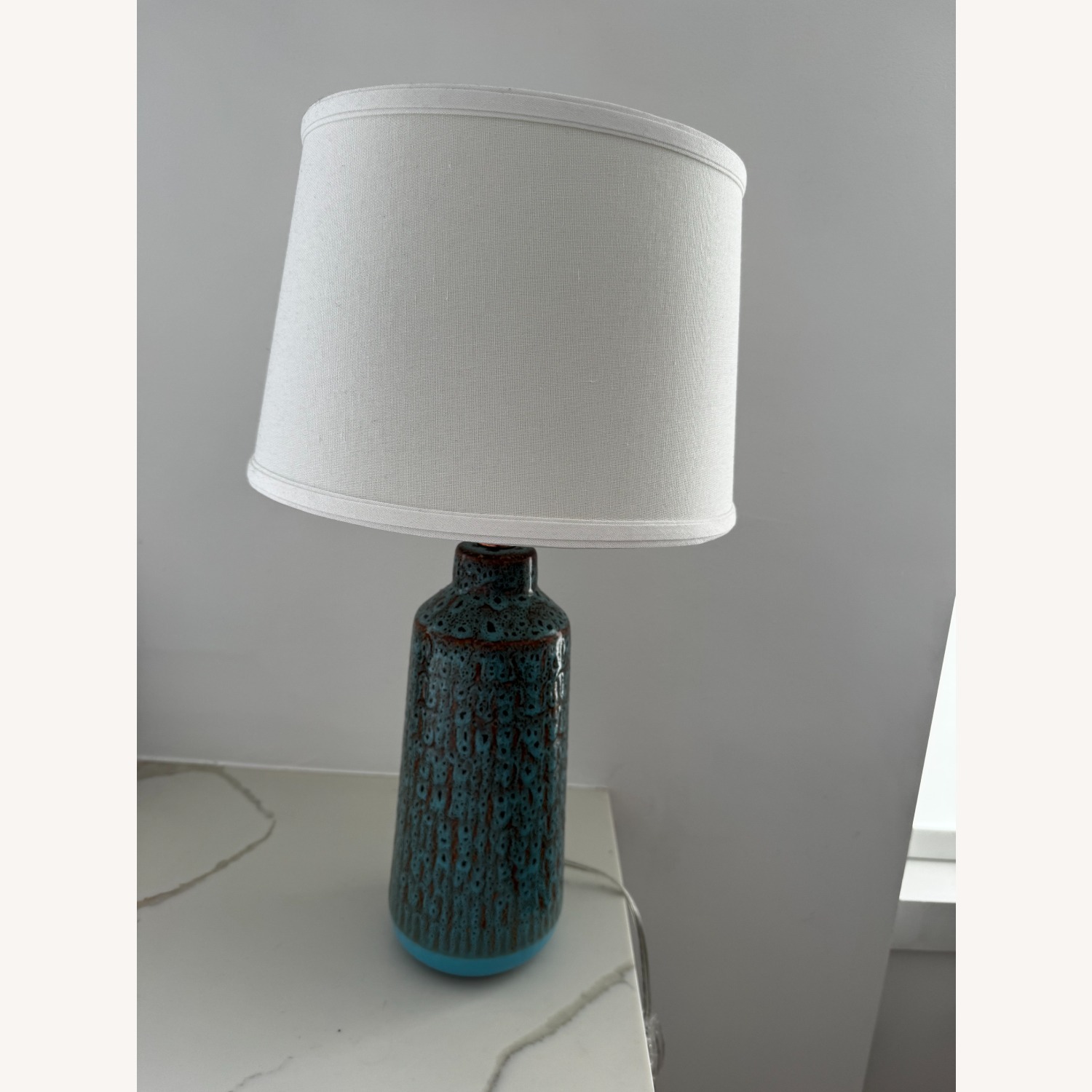 CB2 Blue Calypso Lamp - image-2